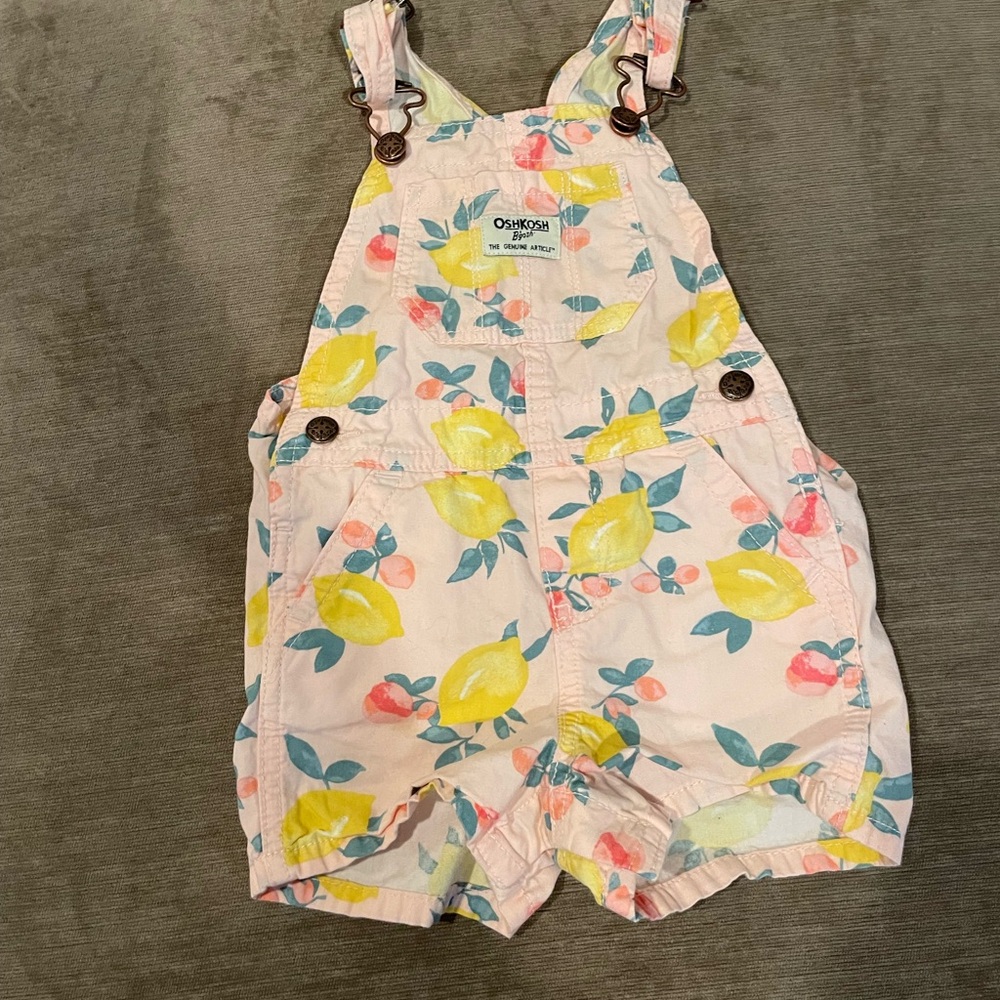 OshKosh B'gosh Kids Lemon Print Overalls